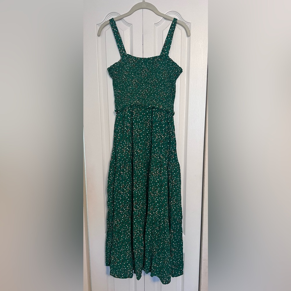 Lush clothing brand midi dress. Elastic bodice.